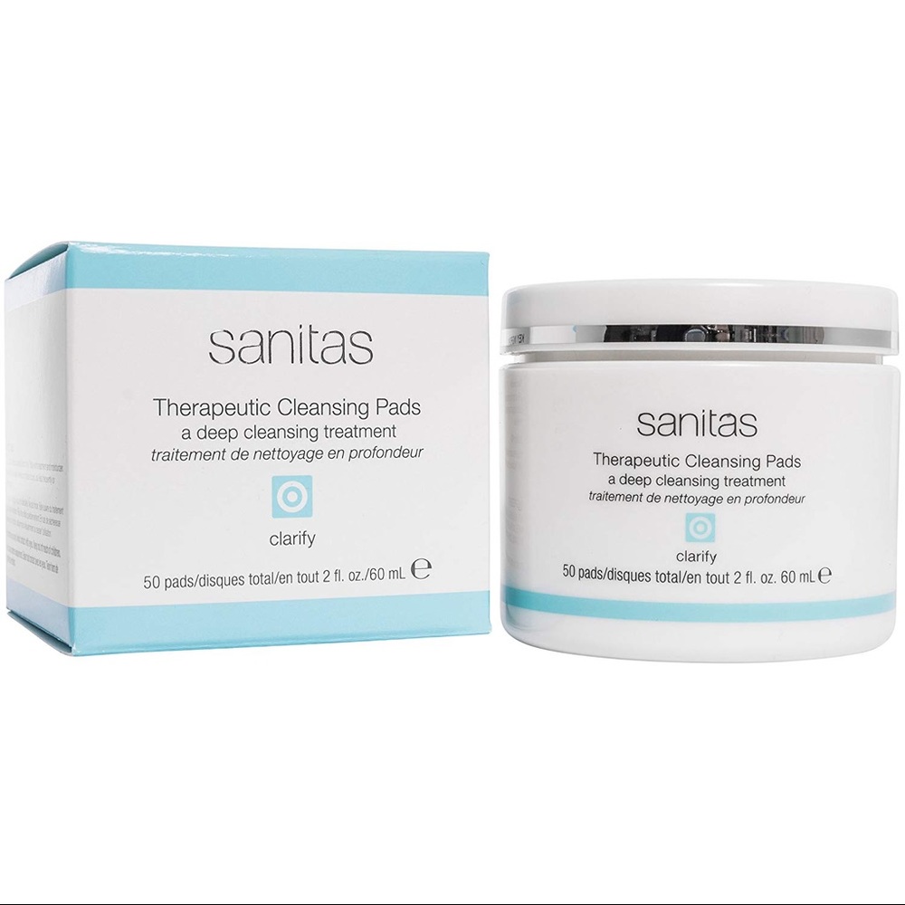 Sanitas brightening peel pads.